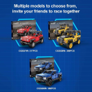 CaDA C52029W Terénne vozidlo Smash Off-Roader Pull-back modré