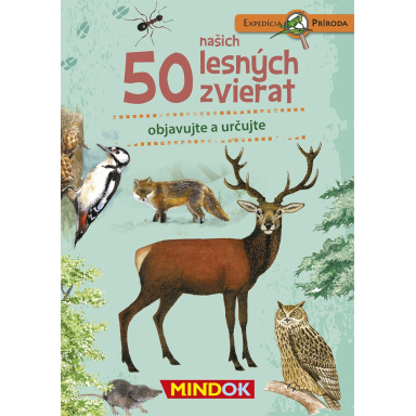 Mindok SK Expedice příroda: 50 lesných zvierat