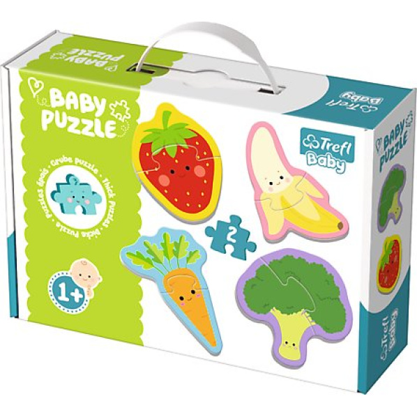 TREFL Baby puzzle Ovocie a zelenina 4×2 dieliky TREFL Baby puzzle Ovocie a zelenina 4×2 dieliky