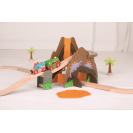 Bigjigs Rail Drevená vláčikodráha dinosaury