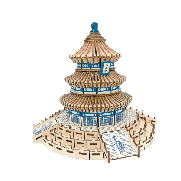 Woodcraft Dřevěné 3D puzzle Chrám nebes Woodcraft Dřevěné 3D puzzle Chrám nebes