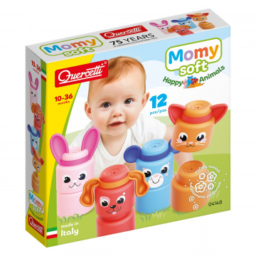Quercetti 04148 Momy Soft Happy Animals