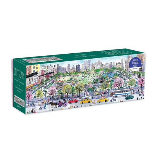 Galison Puzzle Panorama města 1000 dílků Galison Puzzle Panorama města 1000 dílků