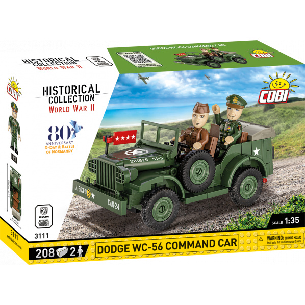 COBI 3111 II WW Dodge WC-56, D-DAY, 1:35, 208 k, 2 f COBI 3111 II WW Dodge WC-56, D-DAY, 1:35, 208 k, 2 f