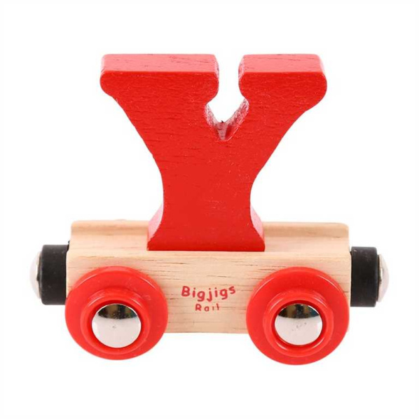 Bigjigs Rail Vagónik drevené vláčikodráhy - Písmeno Y Bigjigs Rail Vagónik drevené vláčikodráhy - Písmeno Y
