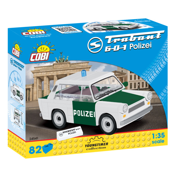 Cobi 24541 Youngtimer – TRABANT 601 Polizei, 1:35, 82 k