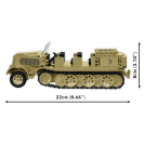COBI 3143 Sd.Kfz. 8 – ťahanie 8,8 cm Flak 36 