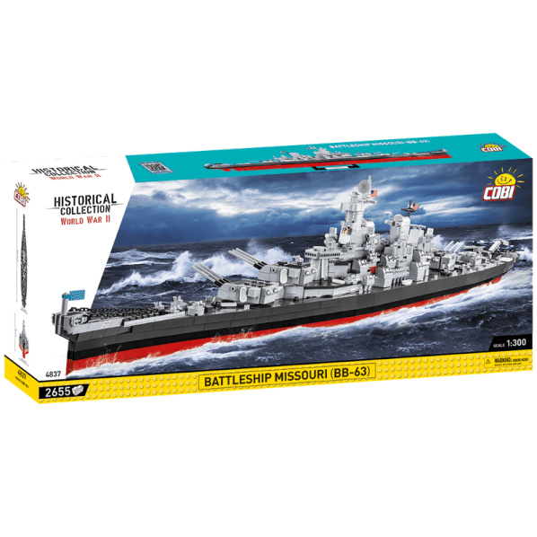 Cobi 4837 Americká bitevní loď USS Missouri BB-63 Cobi 4837 Americká bitevní loď USS Missouri BB-63