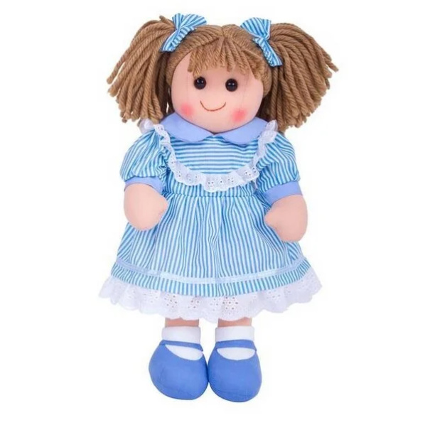 Bigjigs Toys – Látková bábika Amelia 38 cm