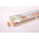 Bigjigs Toys Magnetické puzzle město