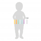 Small Foot Drevené kocky pastelové 50 ks