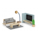 small foot Nábytok do domčeka pre bábiky Obývacia izba