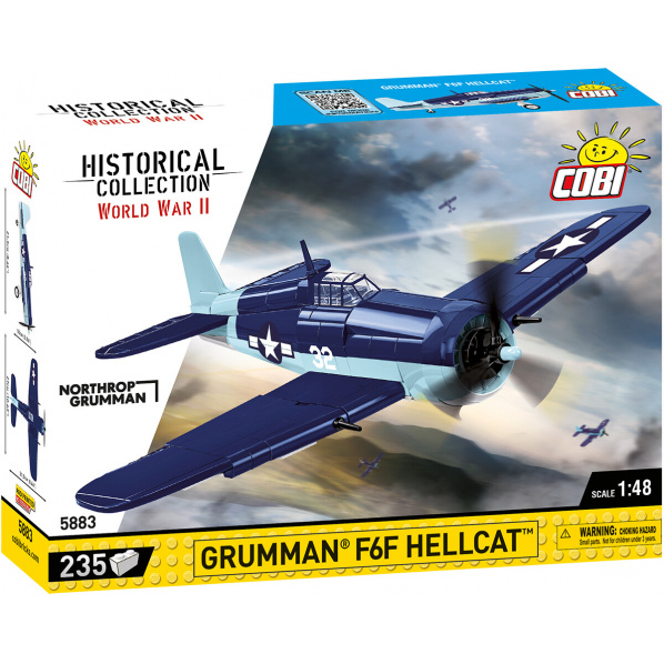 COBI 5883 Americké stíhacie lietadlo Grumman F6F Hellcat