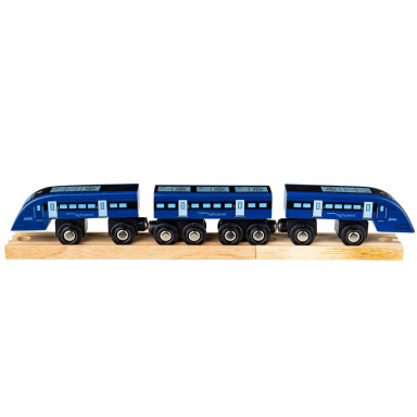 Bigjigs Rail Rychlík High Speed 1 modrý