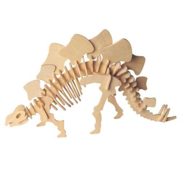 Woodcraft Dřevěné 3D puzzle Stegosaurus velký Woodcraft Dřevěné 3D puzzle Stegosaurus velký