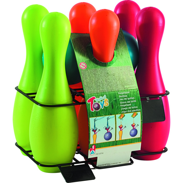 Androni Bowling 6 + 2 plniteľný vodou alebo pieskom, výška 27 cm