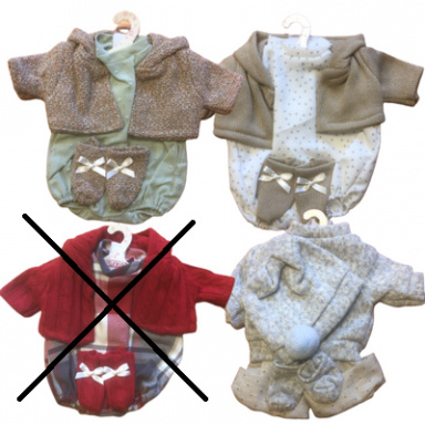 Oblečenie pre bábiky Llorens (33 cm)