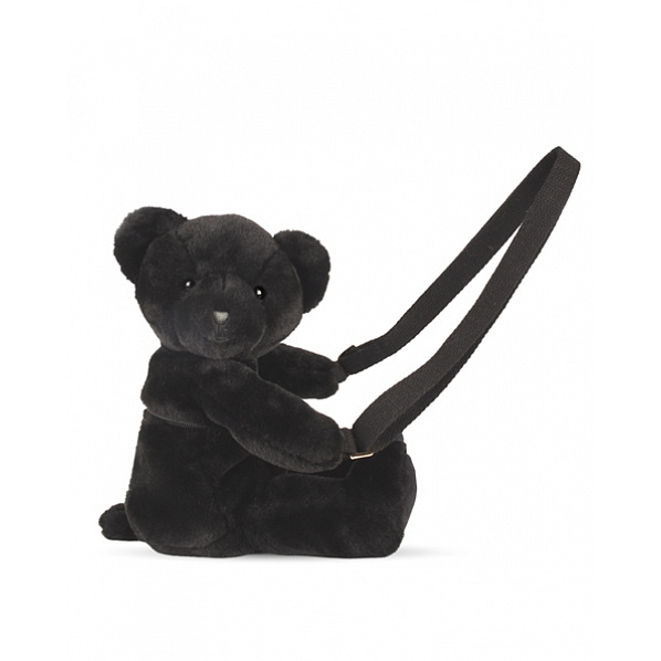 Doudou Plyšová taška přes rameno Medvídek černý 30 cm Doudou Plyšová taška přes rameno Medvídek černý 30 cm