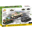 COBI 2740 Renault R35,Valentine IX, Panzer I,1:35, 595 k