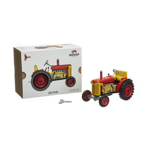 Kovap Traktor ZETOR červený – plastové disky Kovap Traktor ZETOR červený – plastové disky