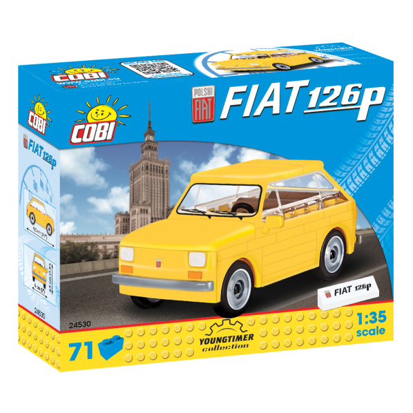 Cobi 24530 Youngtimer Polski Fiat 126p, 1:35, 71 k