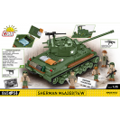COBI 3118 Americký stredný tank WW Sherman M4A2E8(76)W