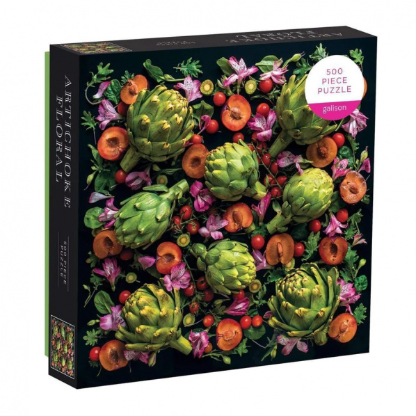 Galison Puzzle Artyčokové květy 500 dílků Galison Puzzle Artyčokové květy 500 dílků