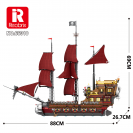 Reobrix 66010 Pirátska loď 