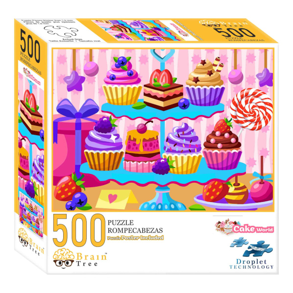 Brain Tree Puzzle V Cukrárně 500 dílků Brain Tree Puzzle V Cukrárně 500 dílků