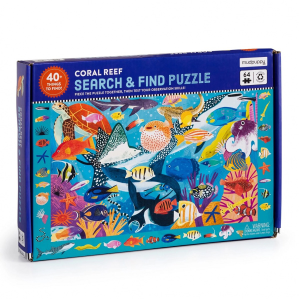 Mudpuppy Puzzle Korálový útes 64 dílků