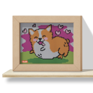 Quercetti 00799 Pixel Art 4 Kawaii Corgi