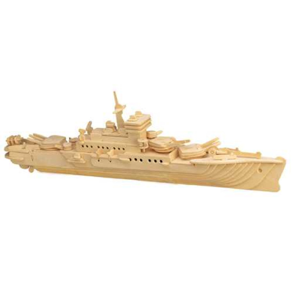 Woodcraft Dřevěné 3D puzzle Loď křižník Woodcraft Dřevěné 3D puzzle Loď křižník