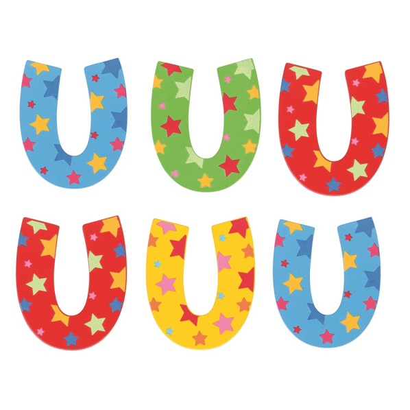 Bigjigs Toys Hvězdičkové písmenko U Bigjigs Toys Hvězdičkové písmenko U