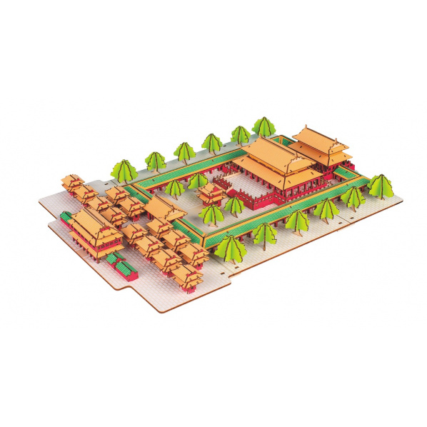 Woodcraft Dřevěné 3D puzzle Konfuciův chrám Woodcraft Dřevěné 3D puzzle Konfuciův chrám