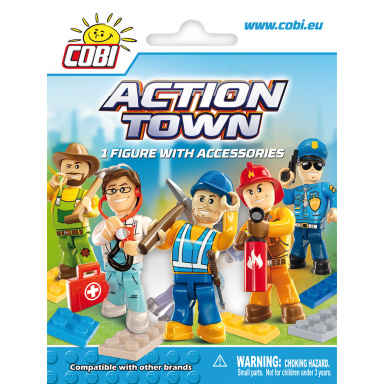 ACTION TOWN - 1 figúrka s príslušenstvom