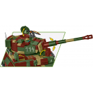 COBI 3124 Nemecký tank PzKpfw VI Tiger Ausf E, 1:35