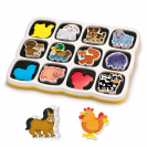 Quercetti 00230 Smart Puzzle magnetico Farm