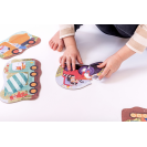 Betexa KukiKuk - Vééliké puzzle Stavebné stroje