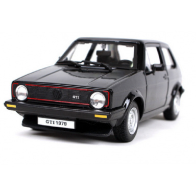 Bburago 1:24 Plus Volkswagen Golf MK1 GTI Black