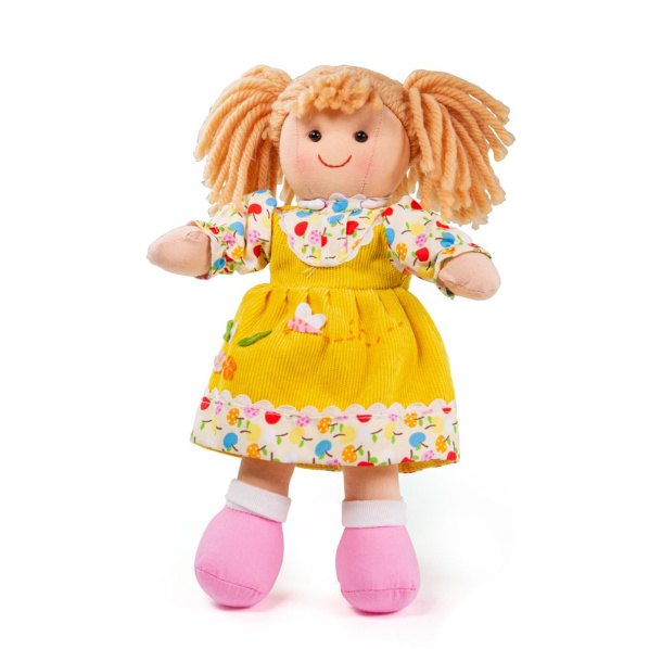 Bigjigs Toys – Látková bábika Daisy 28 cm Bigjigs Toys – Látková bábika Daisy 28 cm