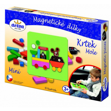 Detoa Magnetické dieliky Krtko mini