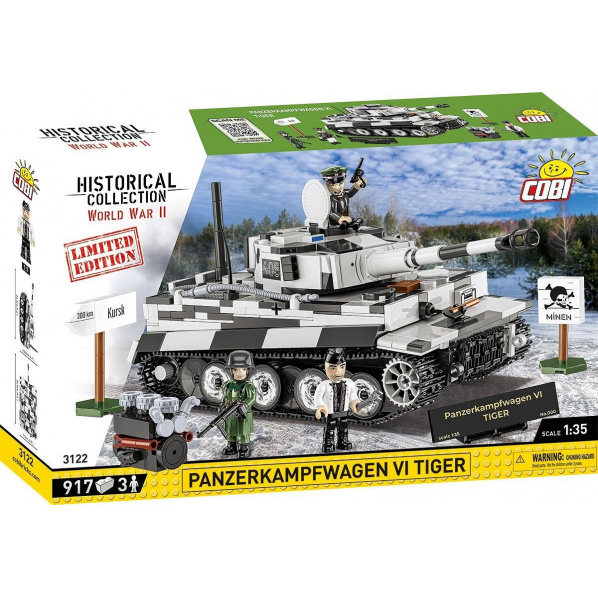 COBI 3122 Nemecký tank Panzerkampfwagen VI Tiger I – Limited Edition COBI 3122 Nemecký tank Panzerkampfwagen VI Tiger I – Limited Edition