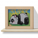 Quercetti 00797_PO Pixel Art 4 Kawaii Panda – mozaika z kolíčků