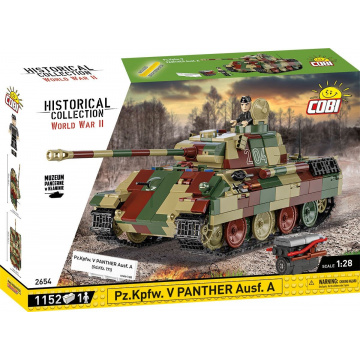 COBI 2654 Pz.Kpfw. V PANTHER Ausf. A, 1:28, 1152 k, 1 f
