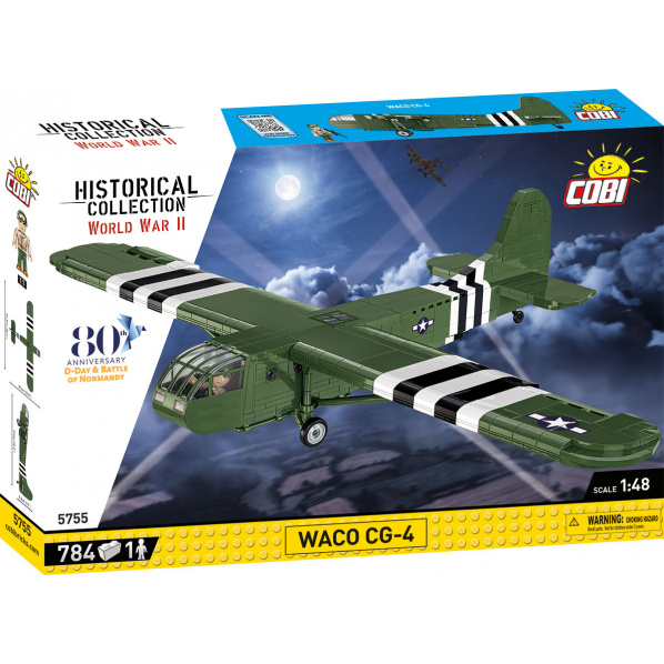 COBI 5755 Americký bezmotorový klzák WACO CG-4 D-DAY