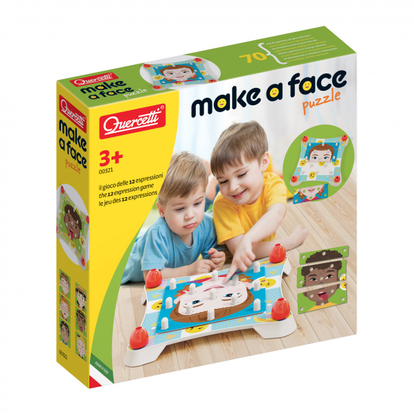 Quercetti 00321_PO Make Face Puzzle Quercetti 00321_PO Make Face Puzzle
