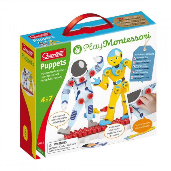Quercetti 00614 Puppets nuts & bolts puppets Quercetti 00614 Puppets nuts & bolts puppets