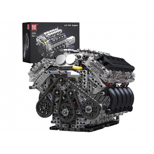 Mould King 10250 Pokročilý pretekársky motor LR V10 Mould King 10250 Pokročilý pretekársky motor LR V10