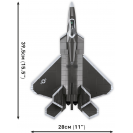 COBI 5855 Americký Lockheed F-22 Raptor