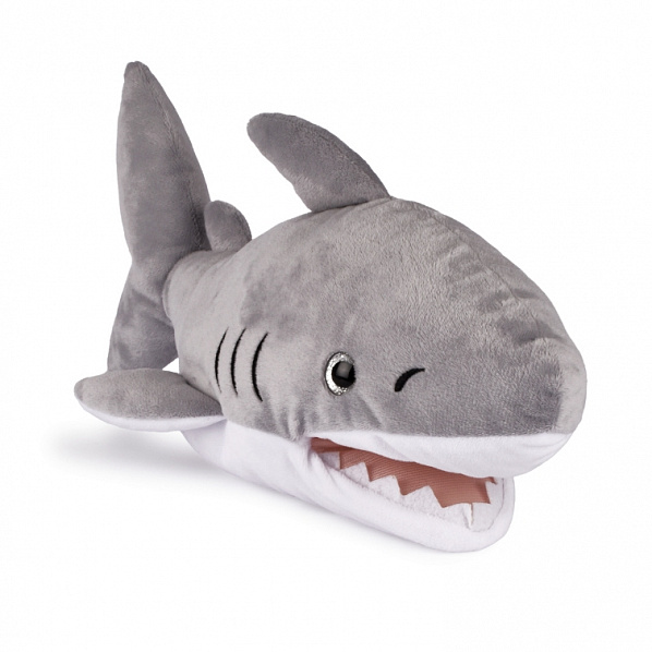 Doudou Histoire d'Ours Plyšový maňásek Žralok šedý 30 cm Doudou Histoire d'Ours Plyšový maňásek Žralok šedý 30 cm